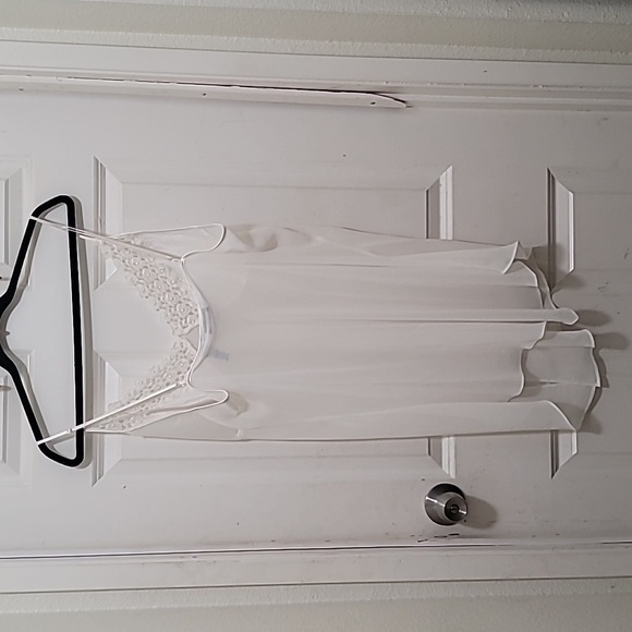 VINTAGE DELICATES WOMEN'S LINGERIE IVORY ADJUSTABLE STRAP SIZE XL - Picture 4 of 8